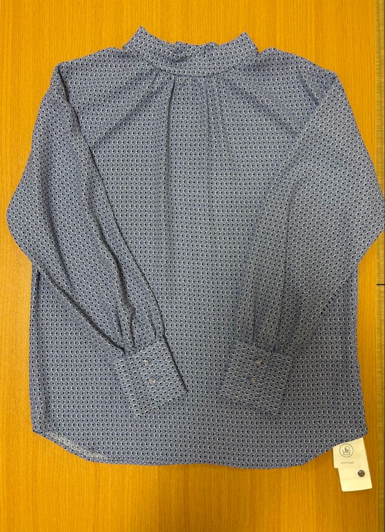 【新品未使用】untitled アンタイトル　長袖ブラウス　M