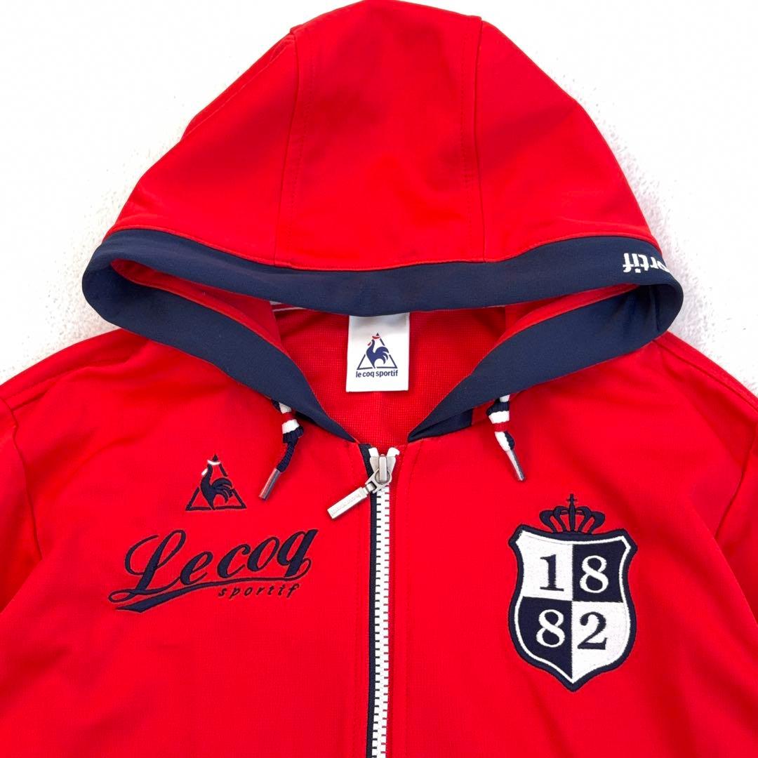 美品【le coq sportif】セットアップ ジャージ上下 ゴルフ 赤 L