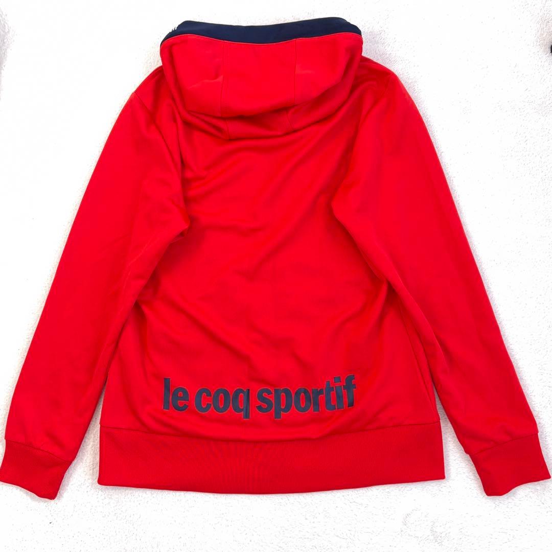美品【le coq sportif】セットアップ ジャージ上下 ゴルフ 赤 L