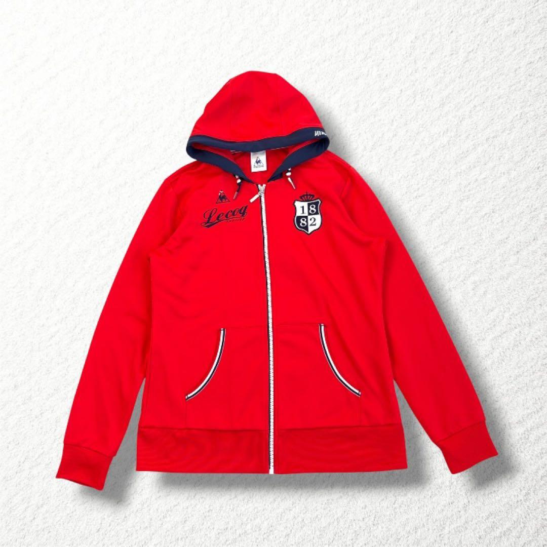 美品【le coq sportif】セットアップ ジャージ上下 ゴルフ 赤 L