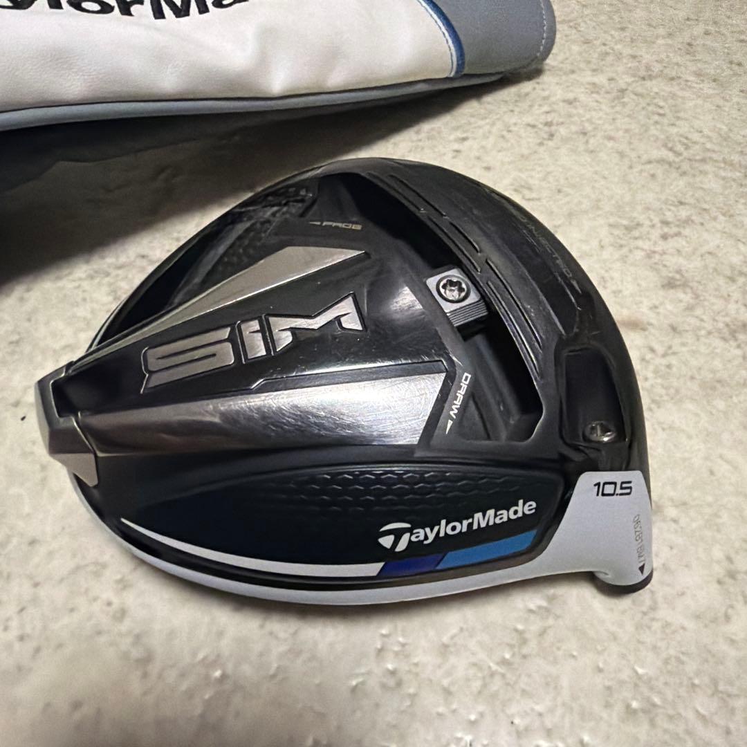 TaylorMade SIM ドライバー 10.5° ヘッドカバー付き