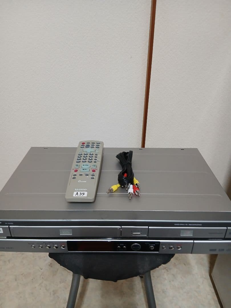 SHARP DV-RW65 DVD/VHS一体型レコーダー リモコン・ケーブル付