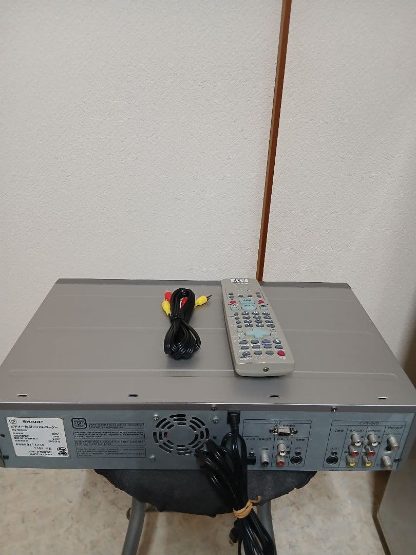 SHARP DV-RW65 DVD/VHS一体型レコーダー リモコン・ケーブル付