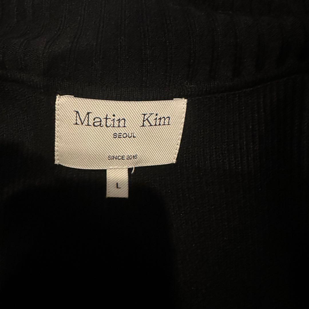 Matin Kim / ブラック ニットベスト Lsize