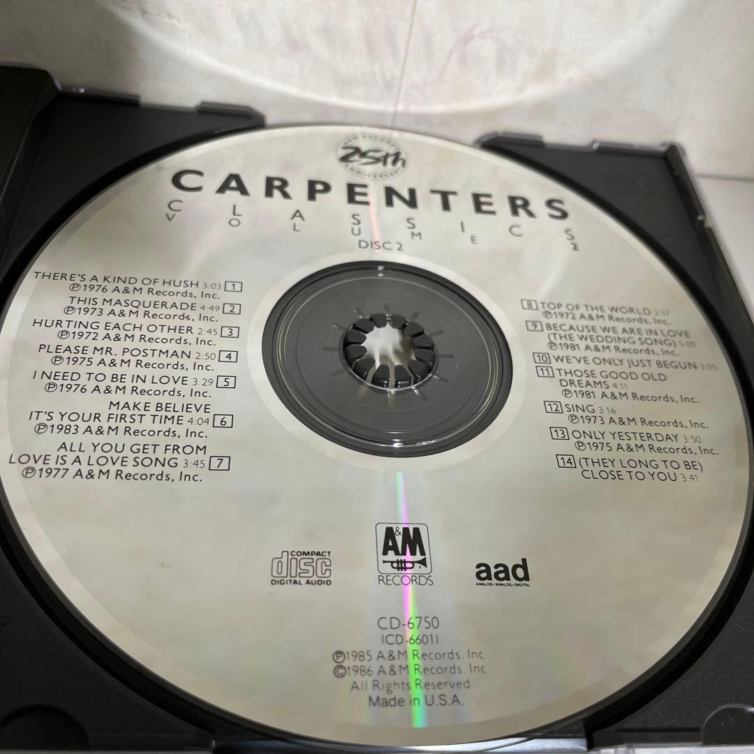 Carpenters／Yesterday Once More／CD2枚／激レア