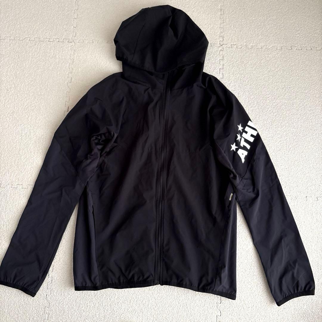 未使用 極美品 ATHLETAウィンドウォームジャケット S 黒　防寒 防風
