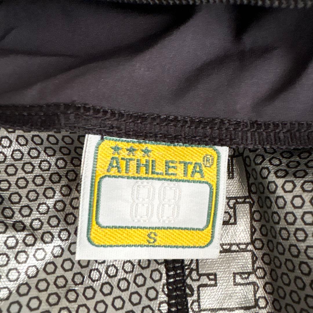 未使用 極美品 ATHLETAウィンドウォームジャケット S 黒　防寒 防風