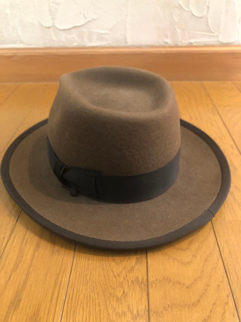 【美品】THE H.W.DOG&CO. ウールハット POINT-H