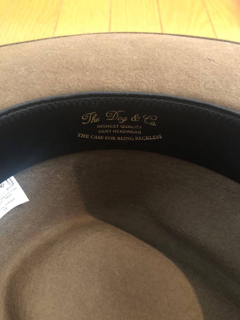 【美品】THE H.W.DOG&CO. ウールハット POINT-H