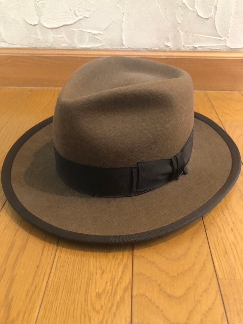 【美品】THE H.W.DOG&CO. ウールハット POINT-H