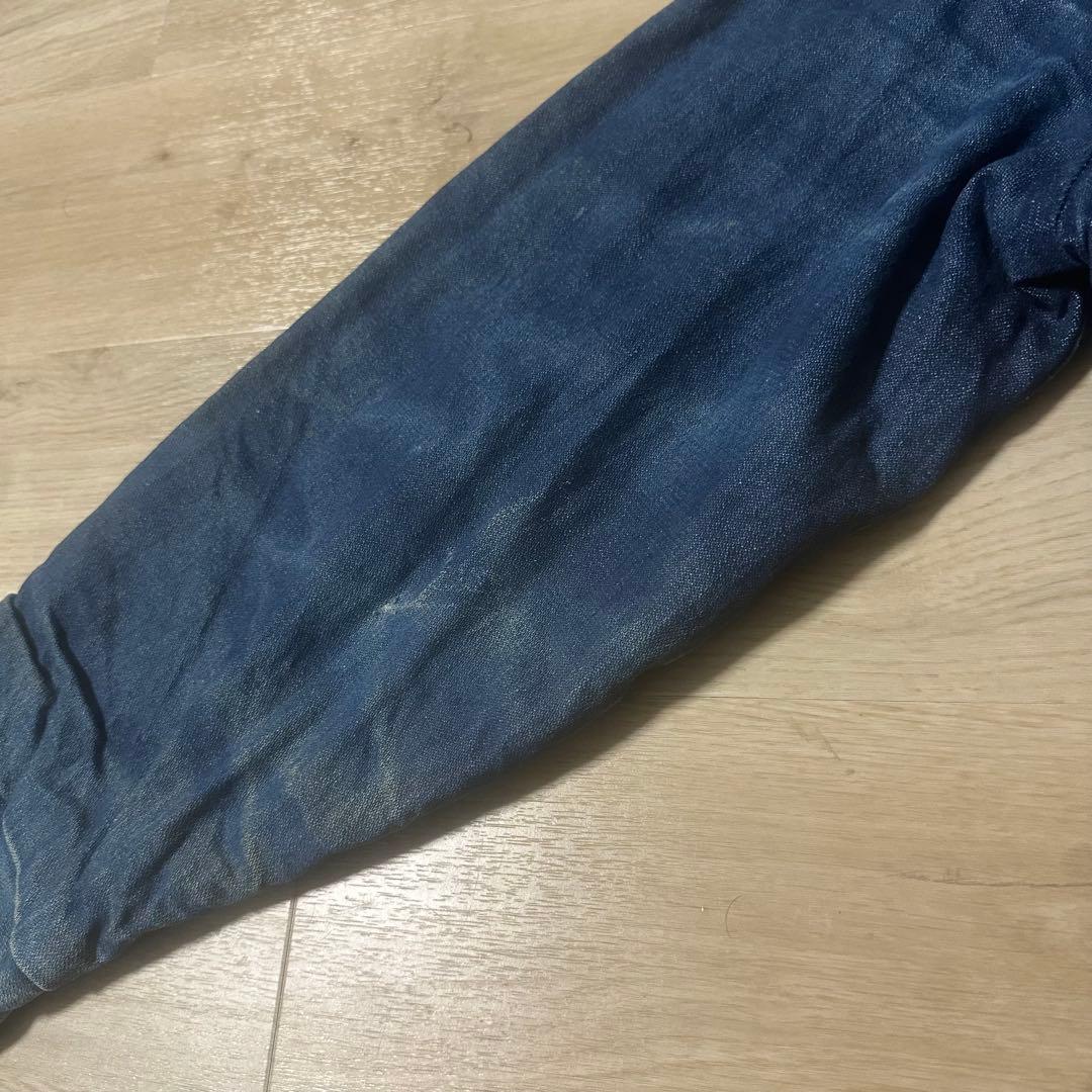 80sラングラー Wrangler 裏ボア 襟コーズ デニムジャケット44