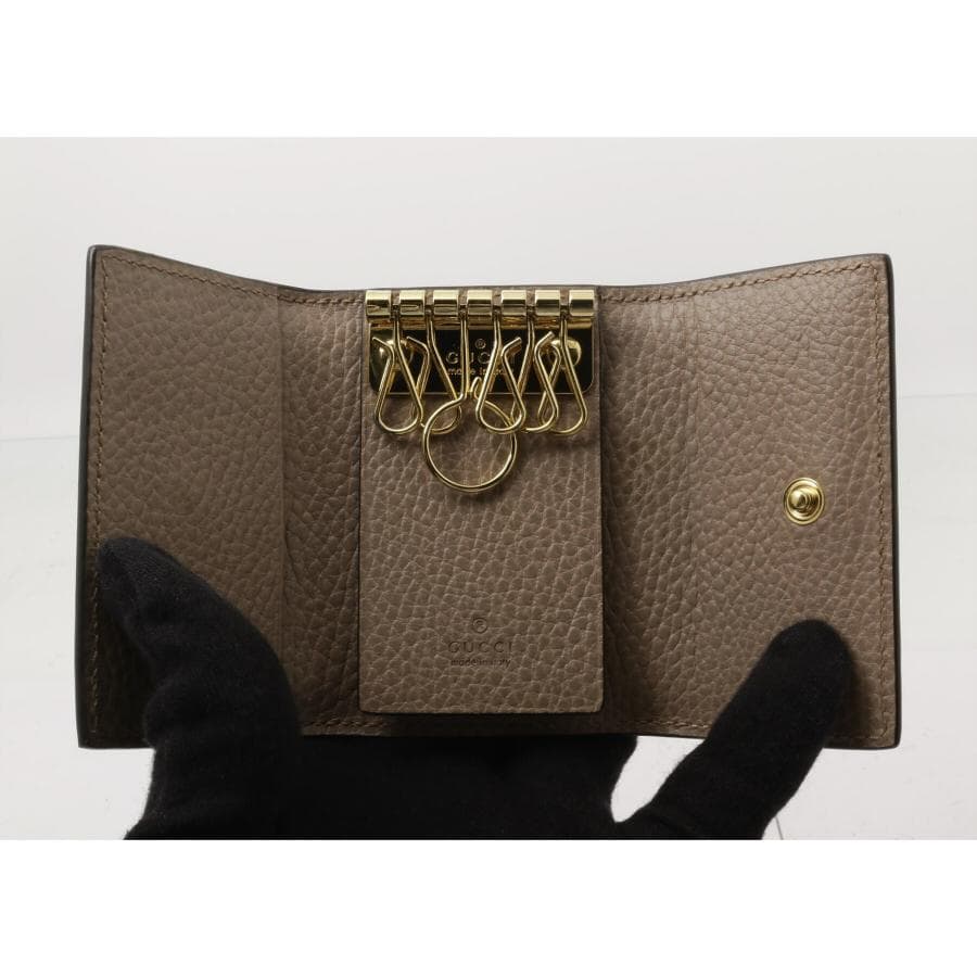 特価 グッチ キーケース 456118 GGスプリーム GREIGE/BEIGE