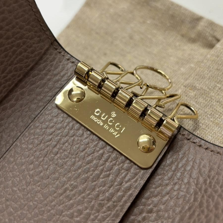 特価 グッチ キーケース 456118 GGスプリーム GREIGE/BEIGE