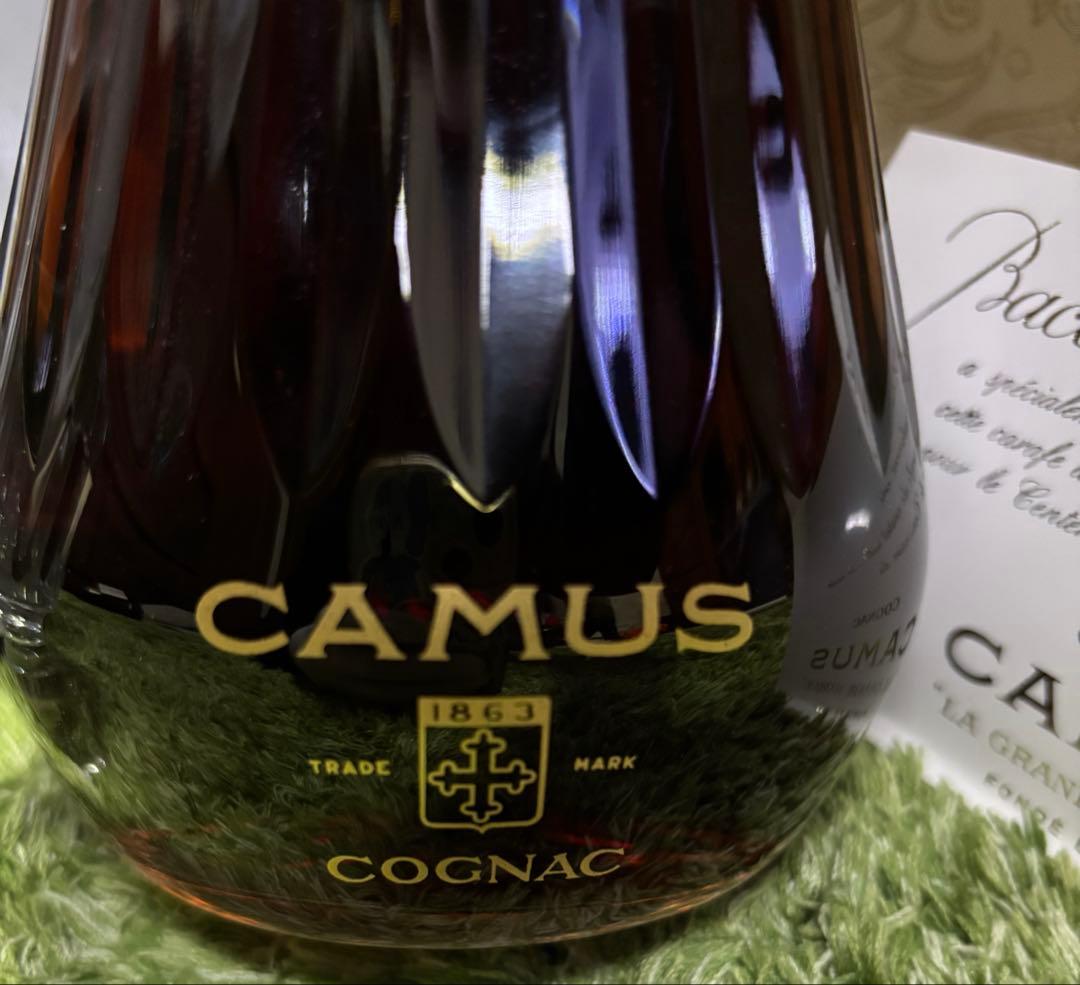 未開封 CAMUS カミュ コニャック　バカラ　クリスタルボトル ブランデー