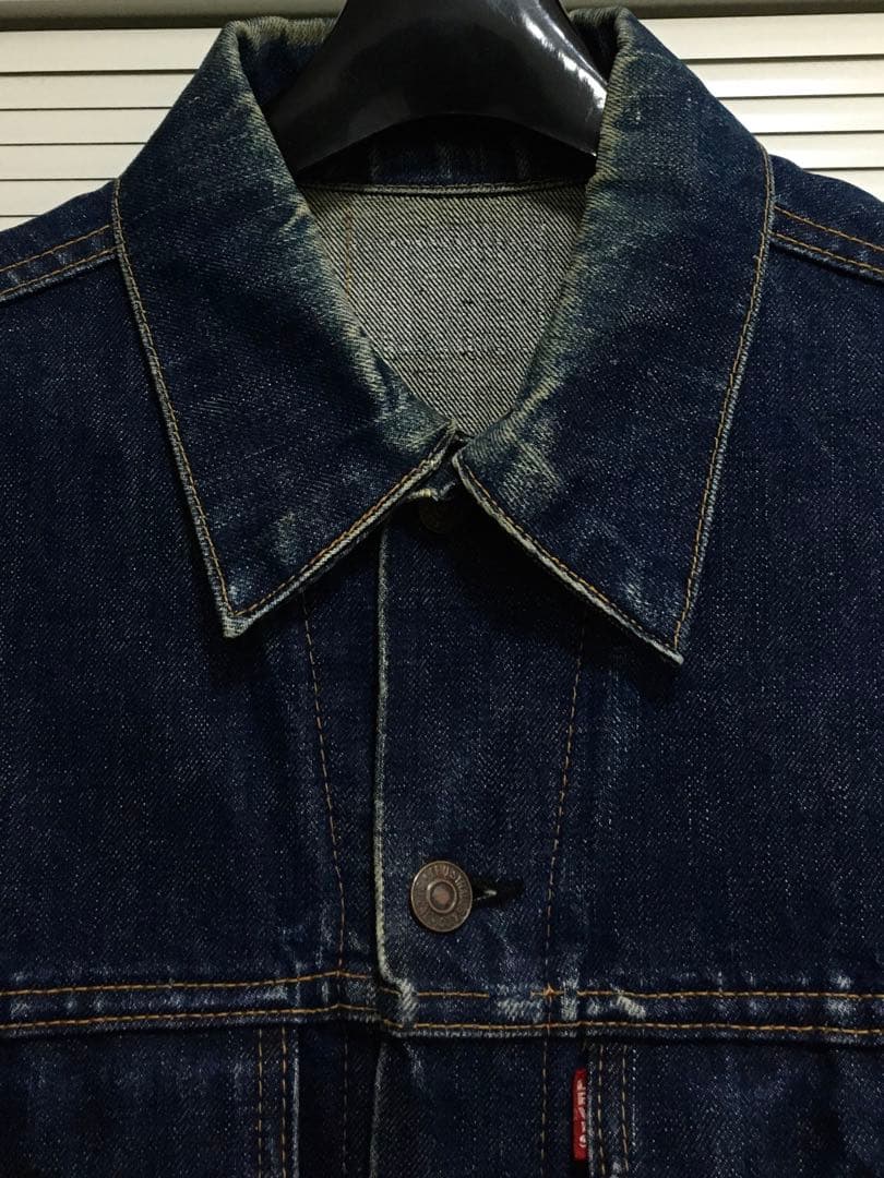 【2.3WASH】真紺 ビッグE 42-40 70505 60年代 リーバイス