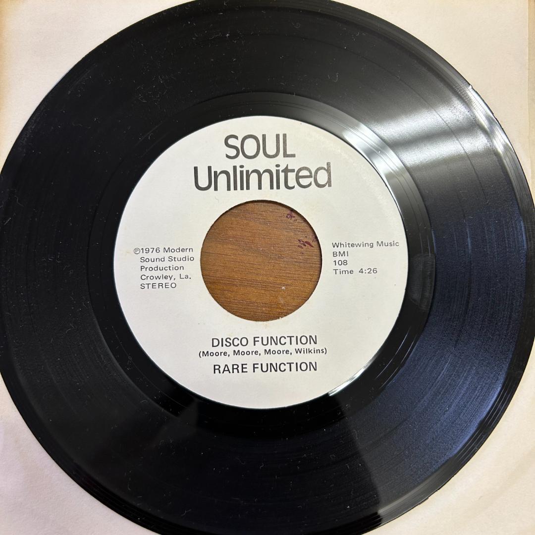 【SOUL 45】RARE FUNCTION／DISCO FUNCTUON