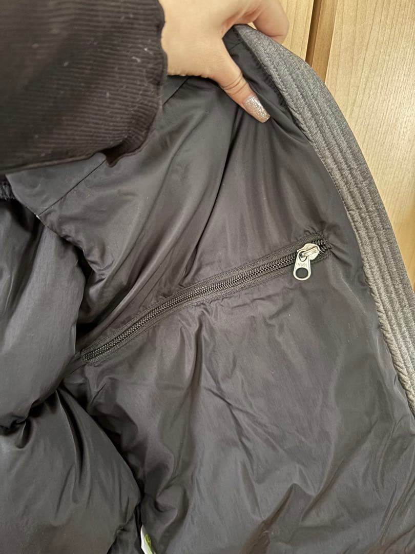 THE NORTH FACE ダウンベスト Mサイズ グレー/ブラック