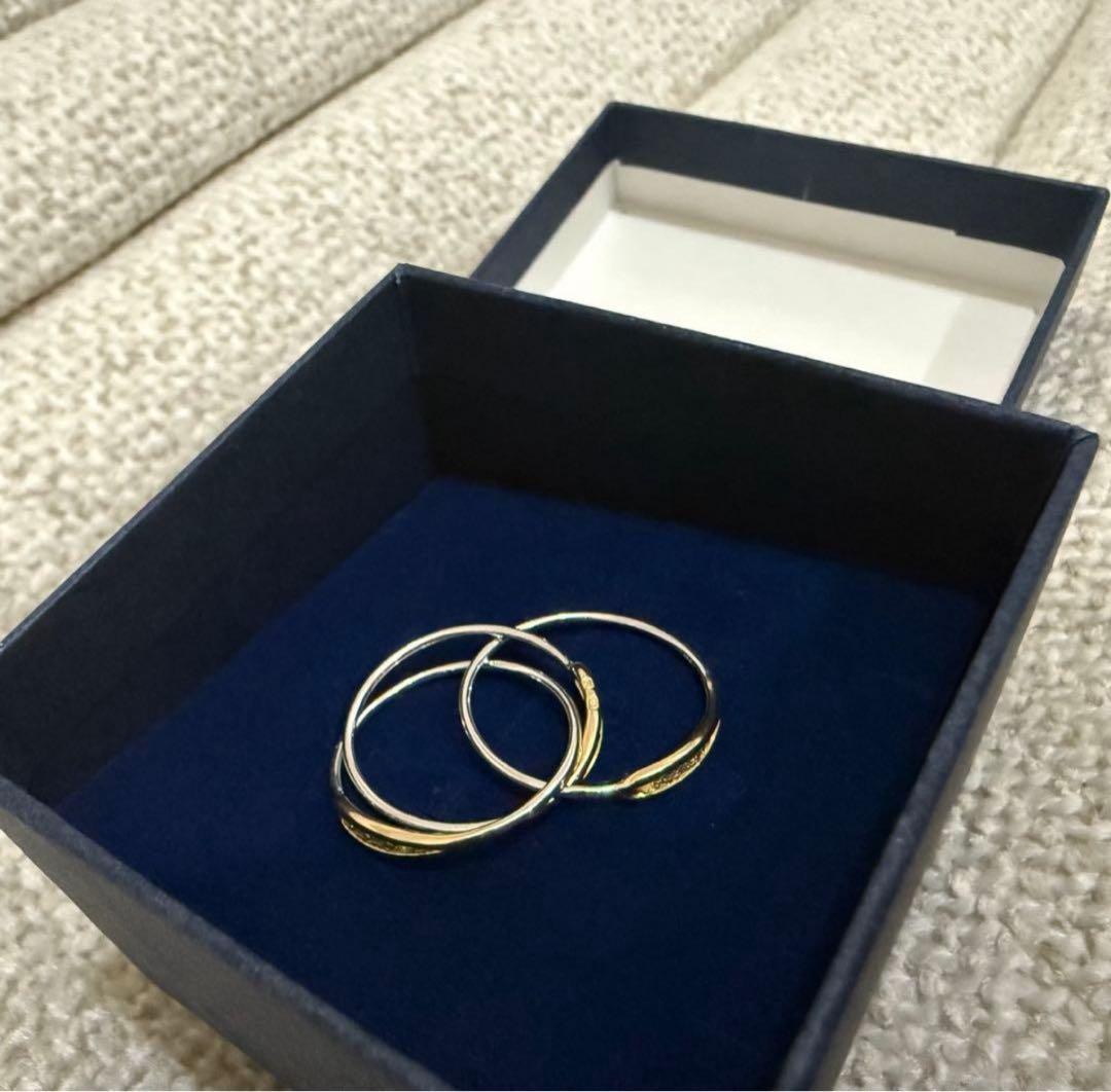 アクセサリー NEEDLE TRIPLE RING W / DIAMONDS