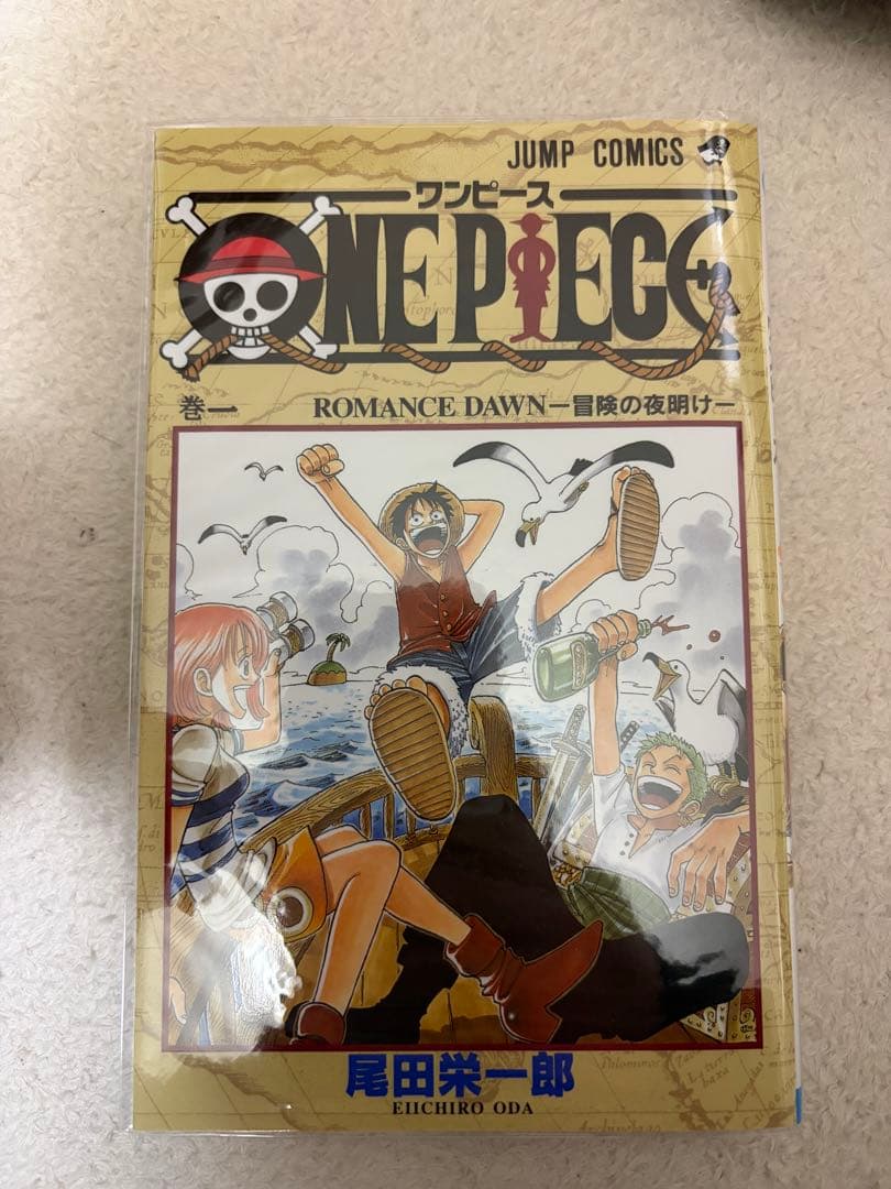 ONE PIECE全巻（1〜113巻＋40億巻）、残りの保護フィルム