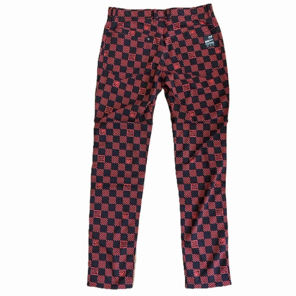 新品　マスターバニー　MBE　パーリーゲイツ　ストレッチゴルフパンツ　チェック