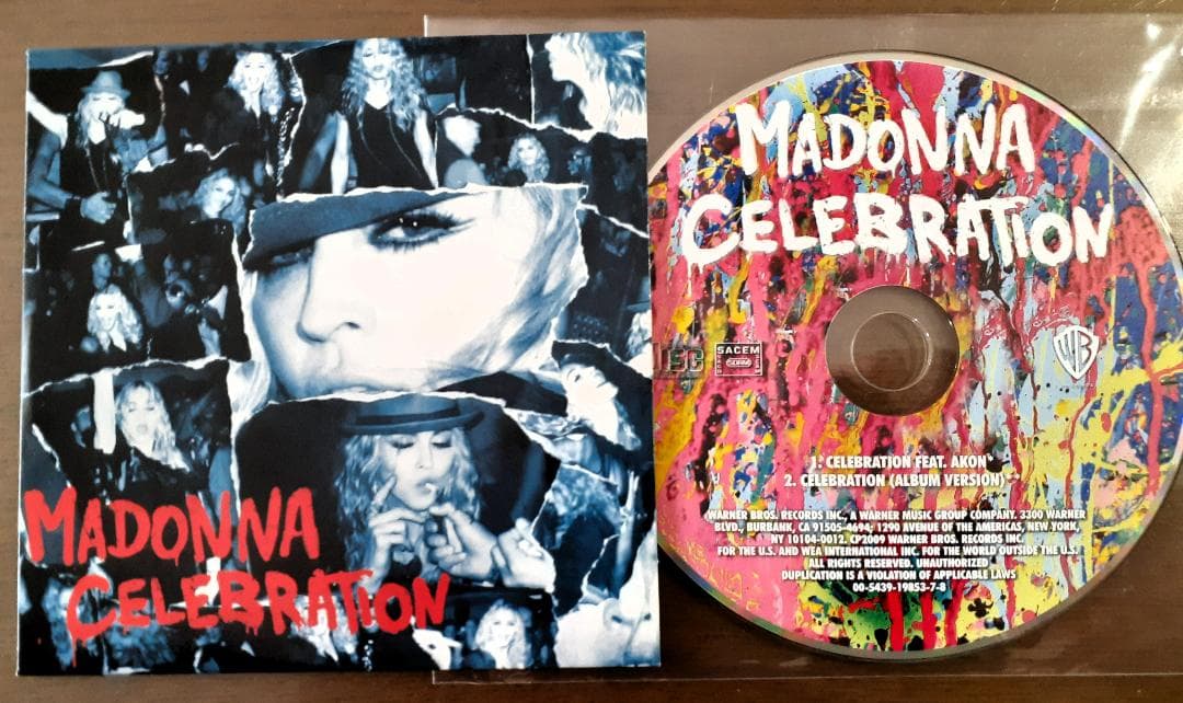 マドンナ　CELEBRATION Featuring Akon　紙ジャケ仕様CD