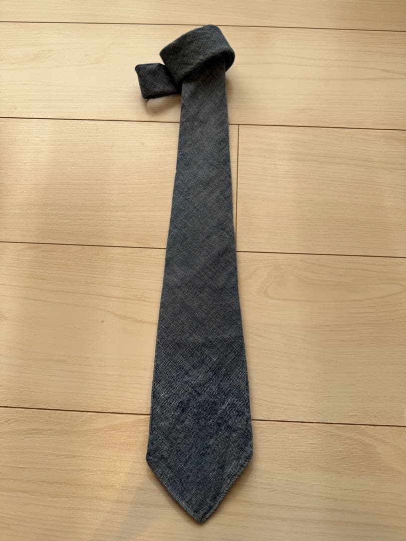 新古品RRL定番シャンブレーネクタイ