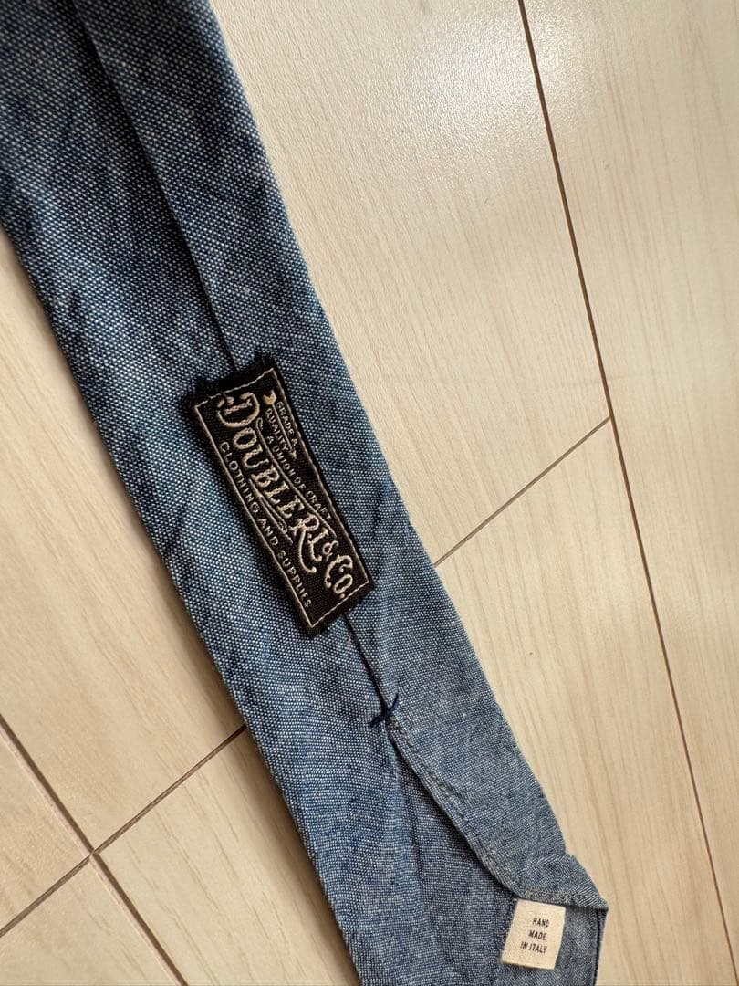 新古品RRL定番シャンブレーネクタイ