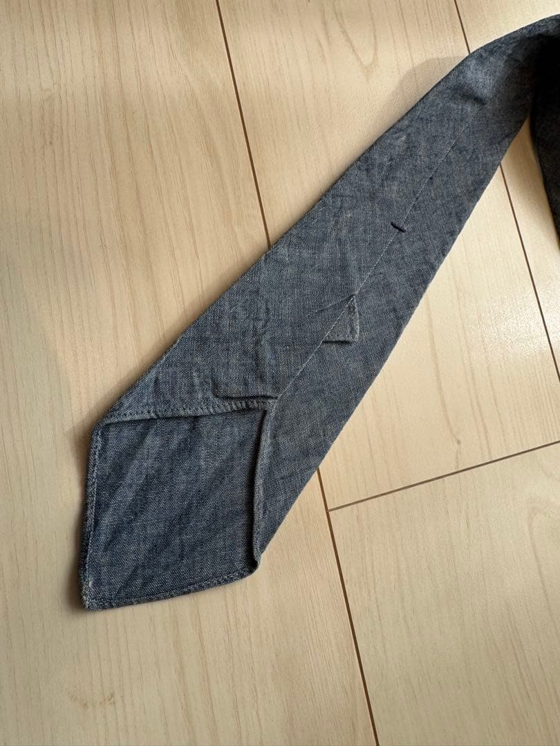 新古品RRL定番シャンブレーネクタイ