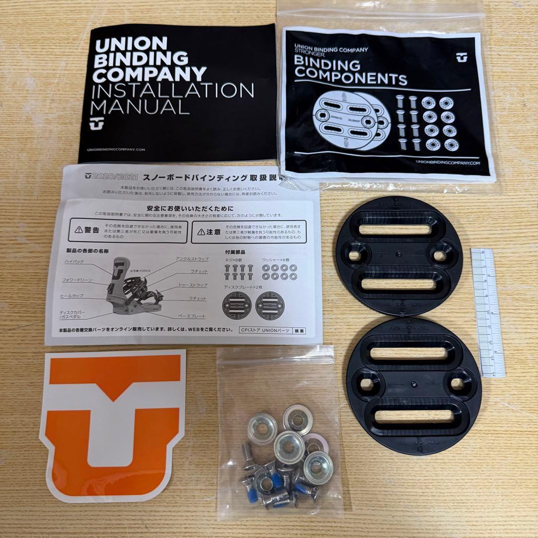 未使用タグ付き　UNION ユニオン　スノーボード　バイン　CADET XS