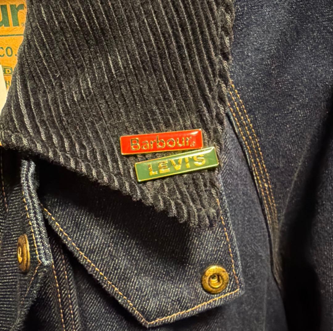 【S】LEVI'S x Barbour Bedale Denim Jacket