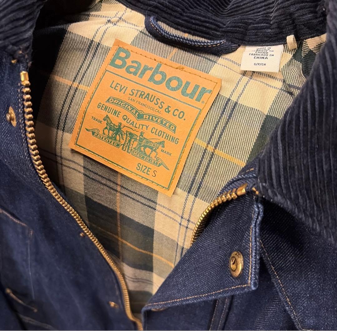 【S】LEVI'S x Barbour Bedale Denim Jacket
