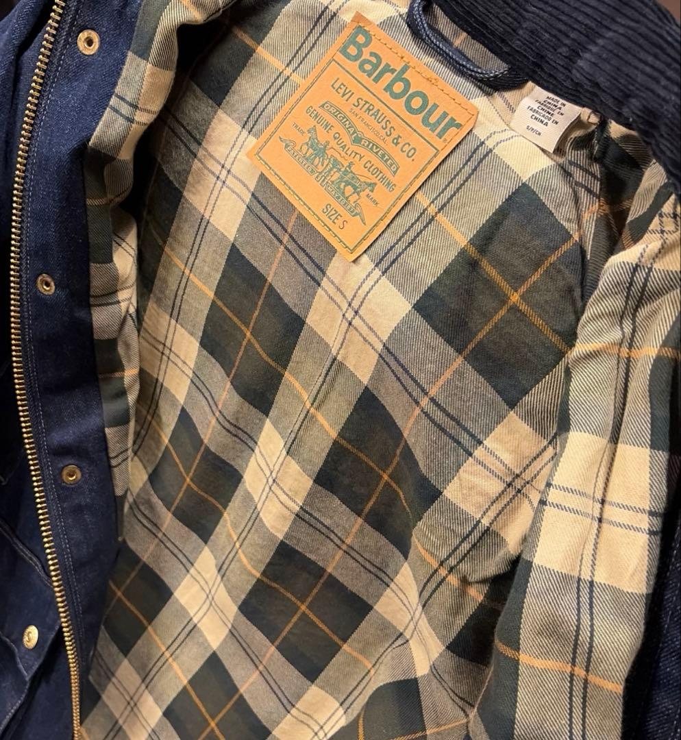 【S】LEVI'S x Barbour Bedale Denim Jacket