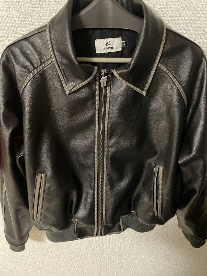 scuffers レザージャケット