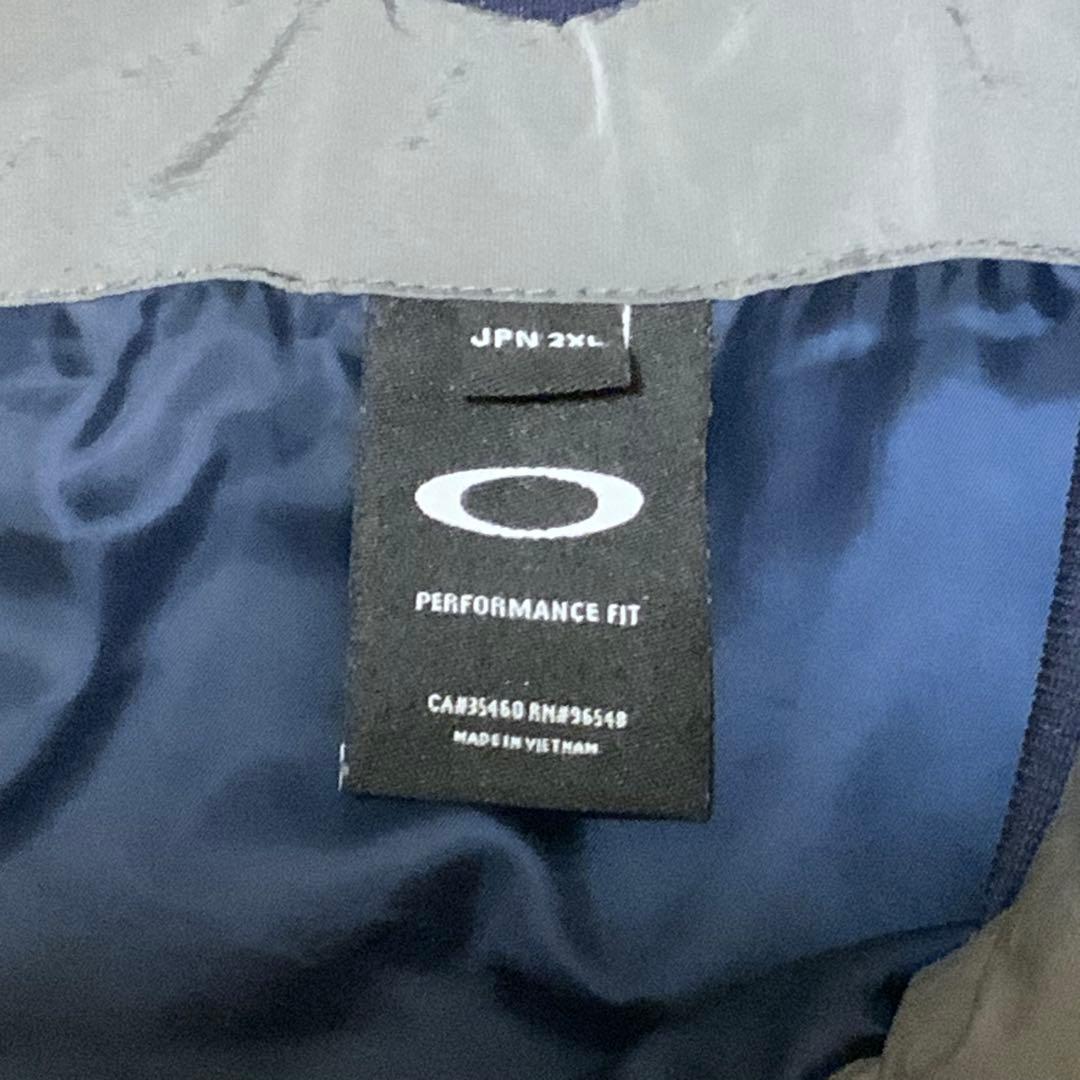 (セール)Oakley オークレー ダウンベスト 2XL グレー メンズ 美品