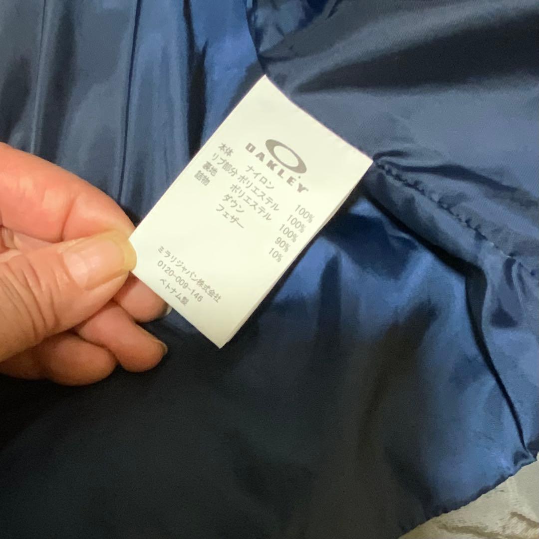 (セール)Oakley オークレー ダウンベスト 2XL グレー メンズ 美品