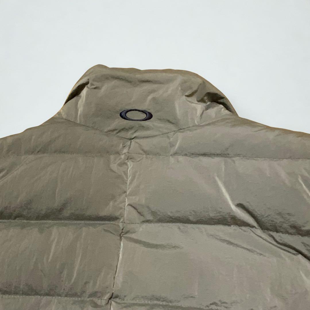 (セール)Oakley オークレー ダウンベスト 2XL グレー メンズ 美品