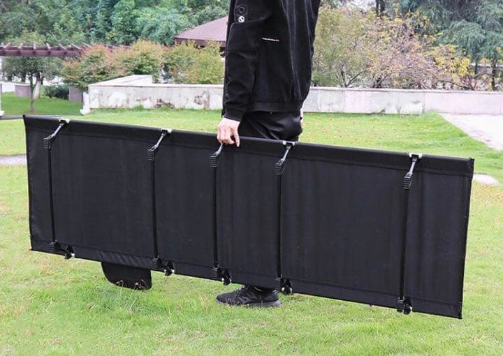 コット 簡易ベッド アウトドアベッド 軽量 コンパクト　カーキ 3