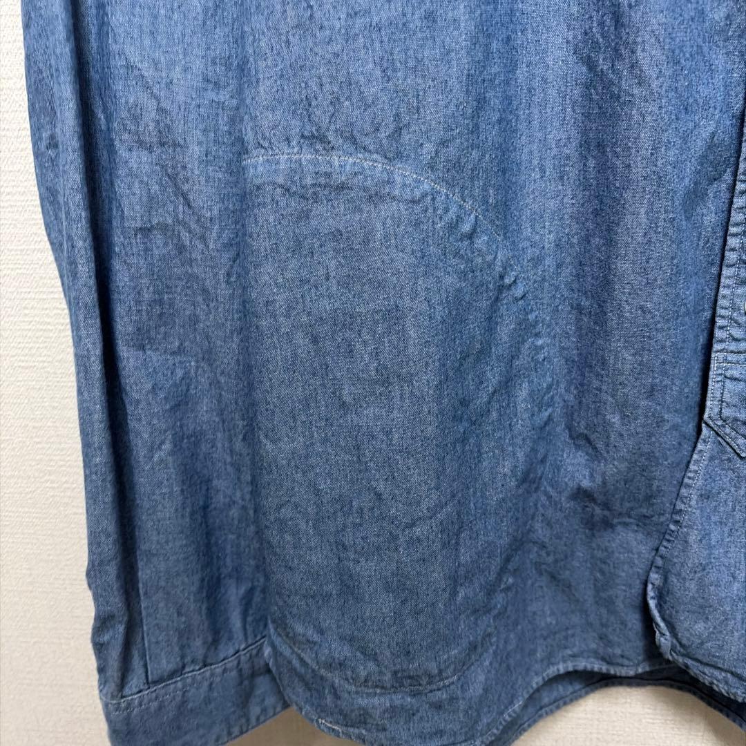 春物　ダントン　バンドカラー　シャツ　38