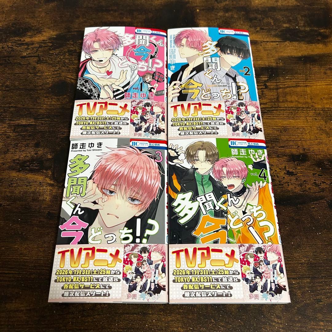 【新品・未読】多聞くん今どっち！？ 全巻セット　花とゆめ　白泉社　③