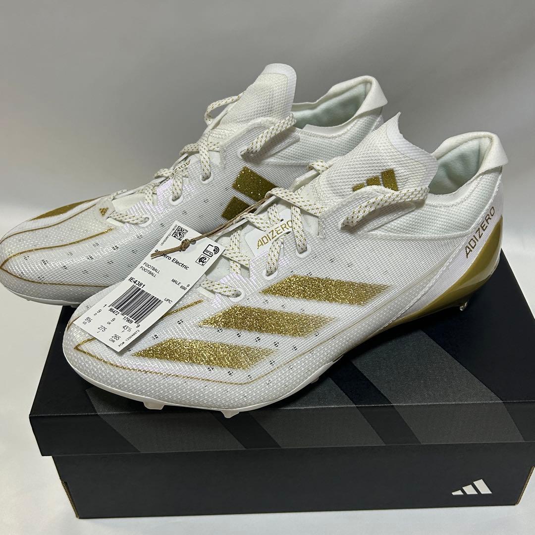 Adizero Electric Cleats WHT/GLD　27.5㎝　K