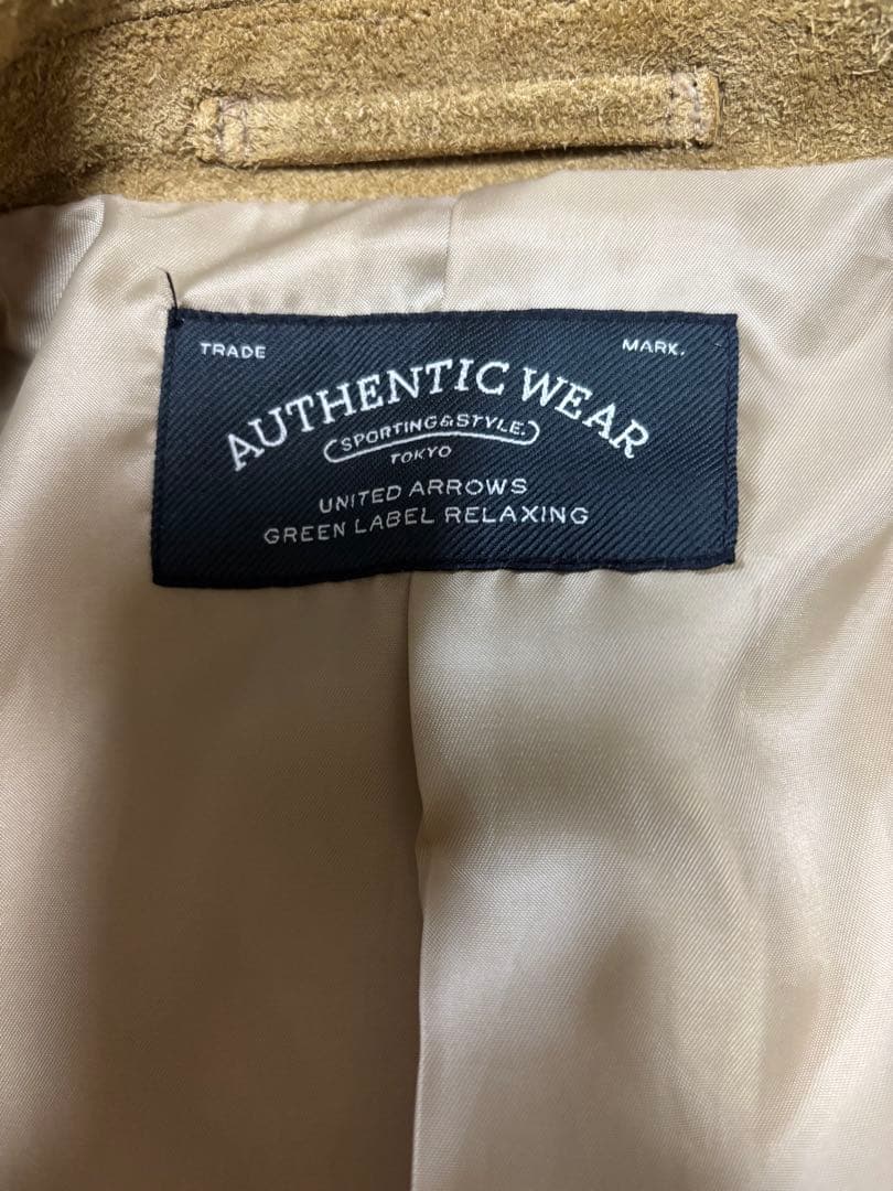 UNITED ARROWS スエード ダブルライダースジャケット