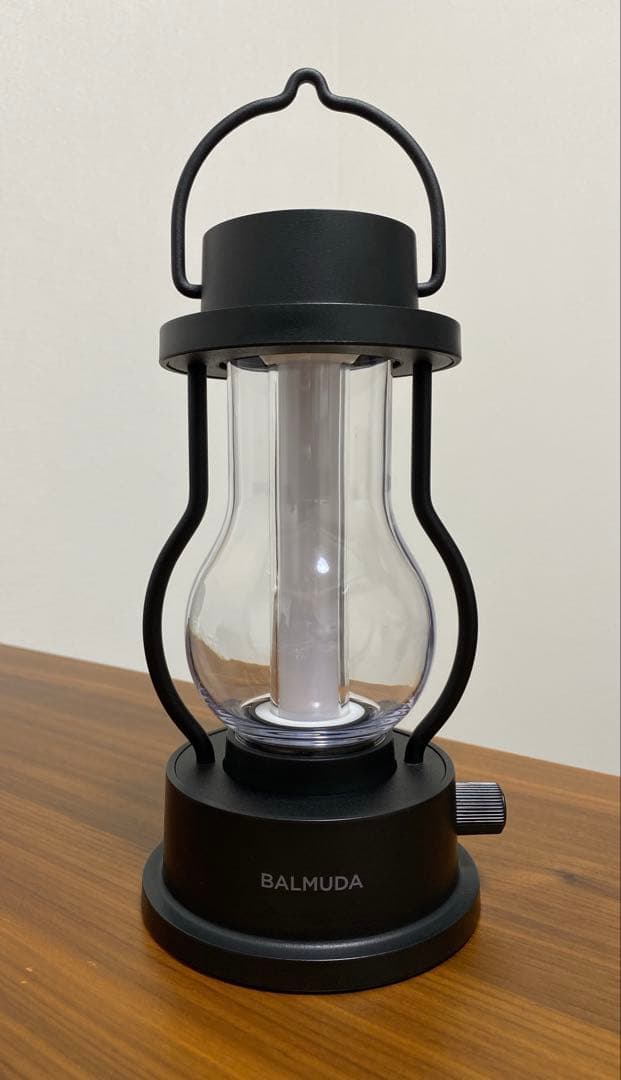 BALMUDA バルミューダ ブラックランタン 充電器付き