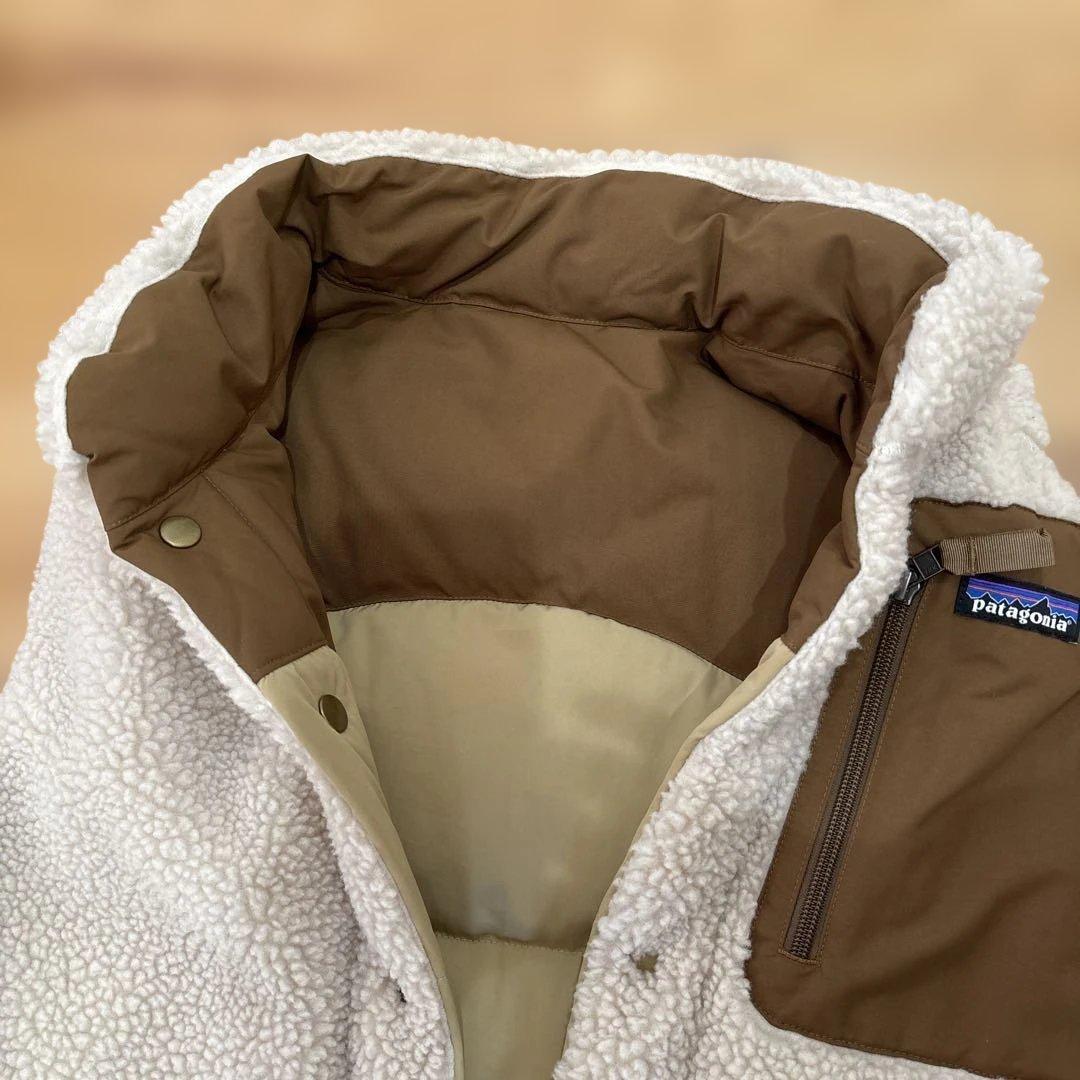 美品Patagonia リバーシブル ビビー ダウンベスト