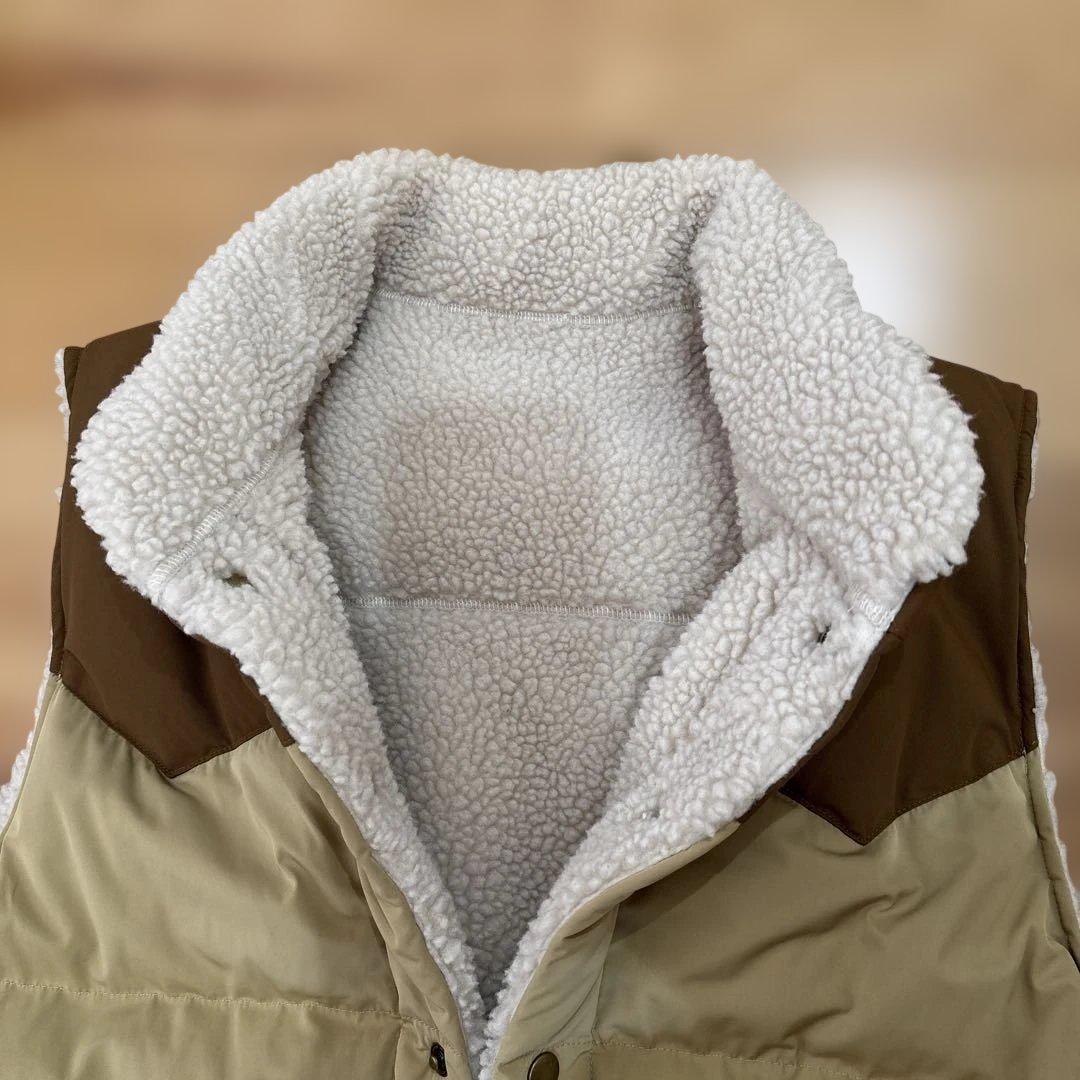 美品Patagonia リバーシブル ビビー ダウンベスト