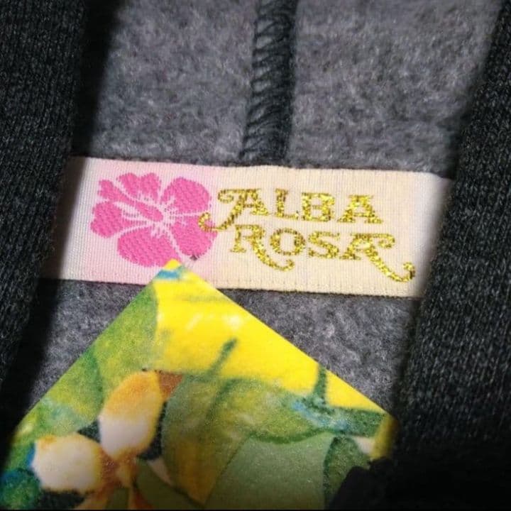 新品 希少！！ ALBAROSA♥️定番バックプリント スウェットジップパーカー