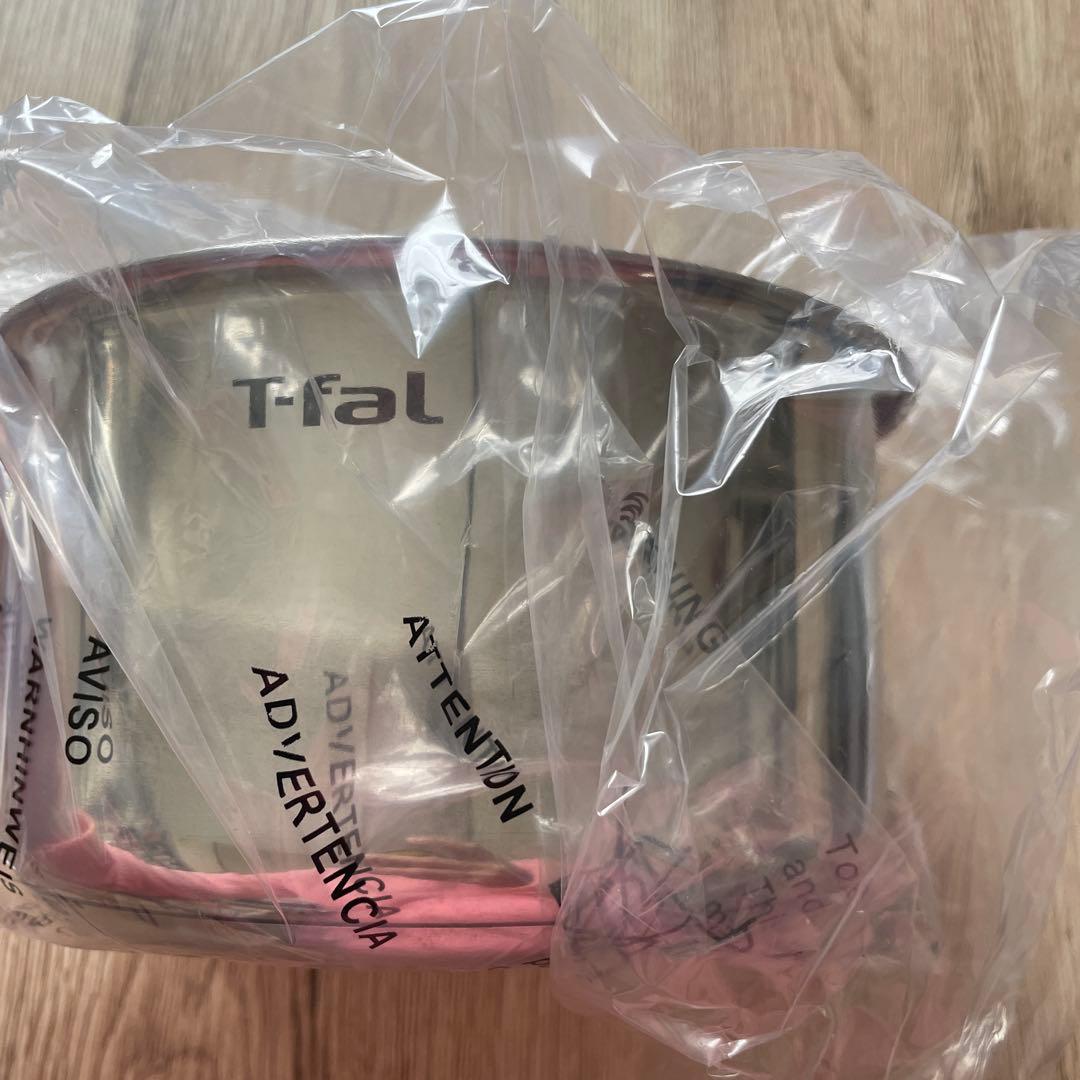 t-fal ステンレス鍋　ソースパン・蓋・シールリッド　3点セット（20cm）