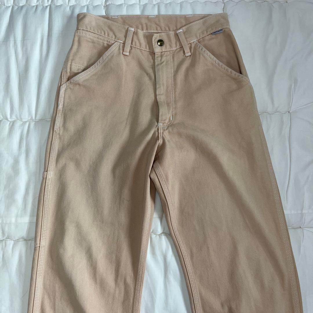 90s カーハート ペインターパンツ カーゴ Carhartt 日本製　ベージュ