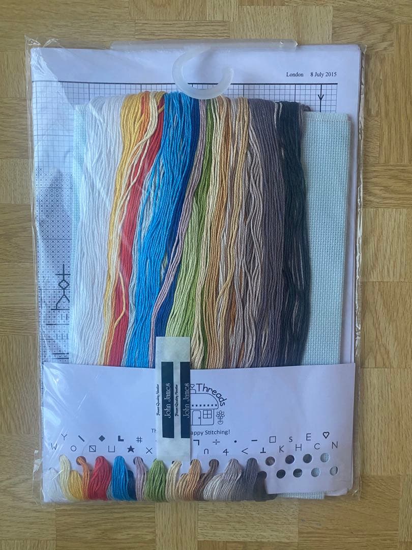 Bothy Threads クロスステッチ刺繍キット ロンドン　景色