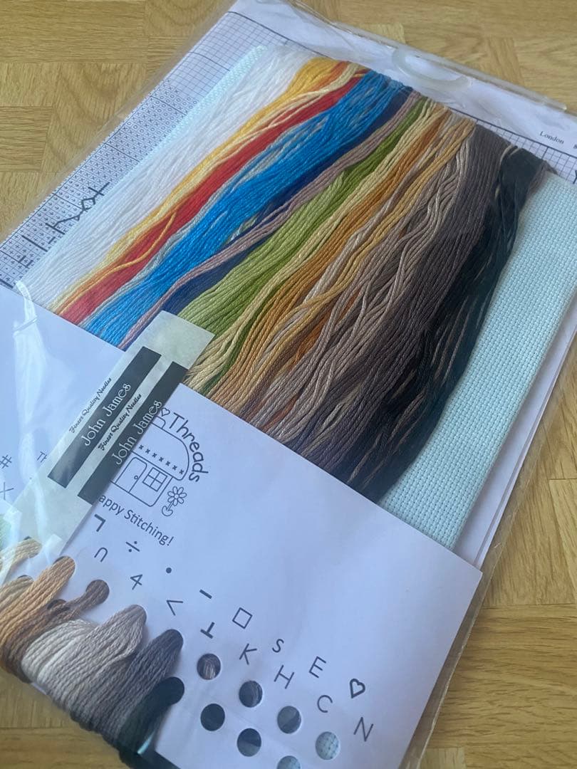 Bothy Threads クロスステッチ刺繍キット ロンドン　景色