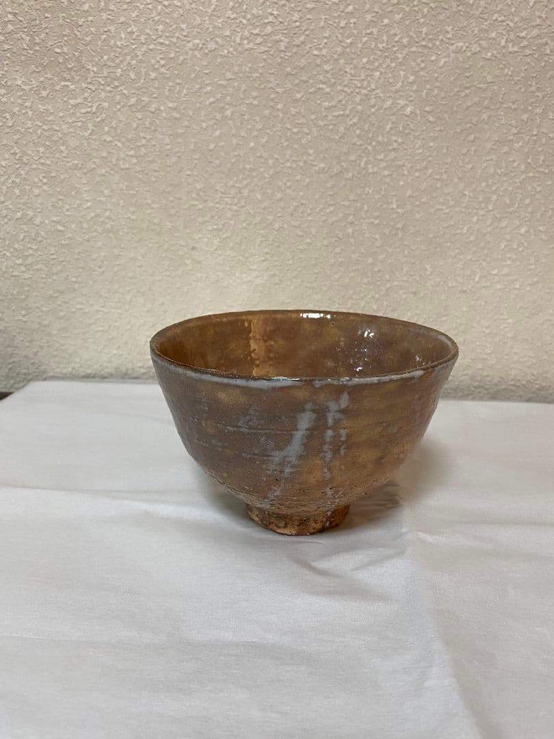 【お値下げ】萩焼宗家　十二代　坂倉新兵衛　萩茶碗　共箱　栞付き